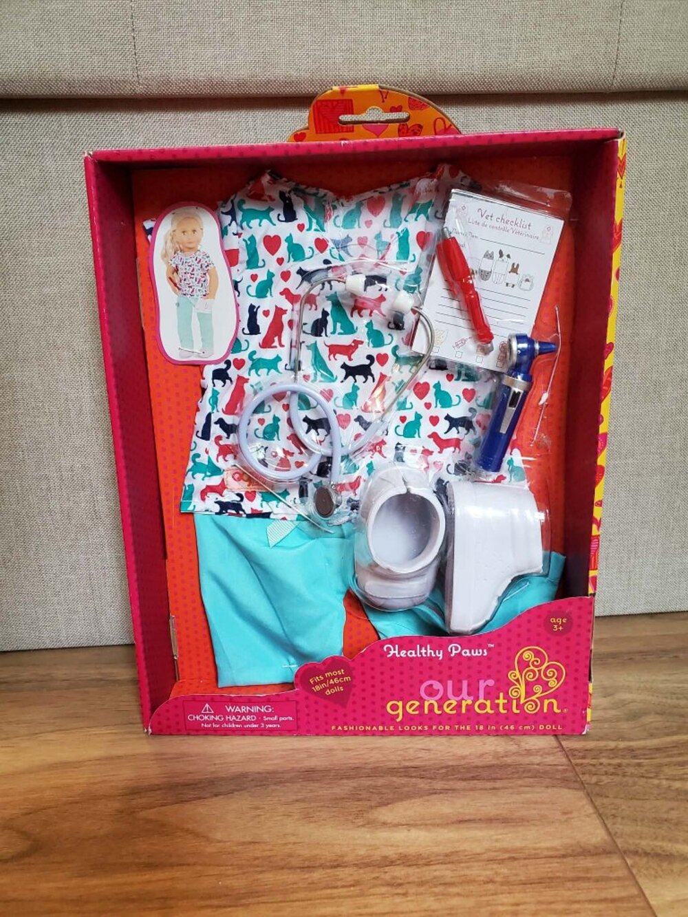 Our Generation Healthy Paws Vet Uniform Outfit